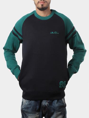 navy blue fleece raglan sweatshirt - 14529510 - Very Small Image - 1