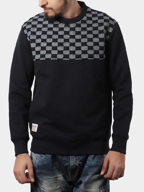 navy blue fleece sweatshirt - 14529511 - Very Small Image - 1