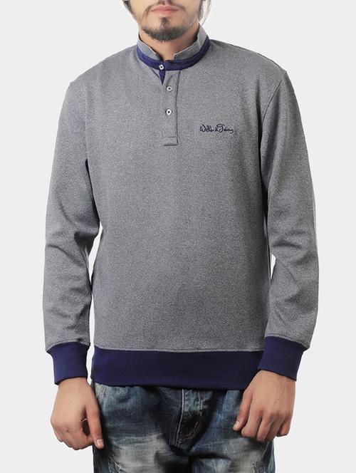 grey fleece sweatshirt - 14529516 - Standard Image - 1