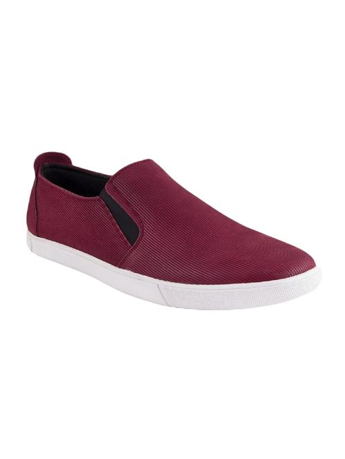 maroon casual slipon - 14529647 - Very Small Image - 1