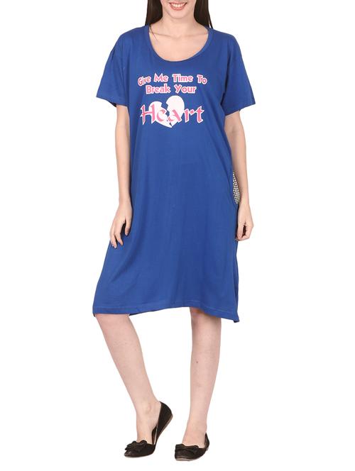 blue hosiery sleepshirt - 14529741 - Very Small Image - 1