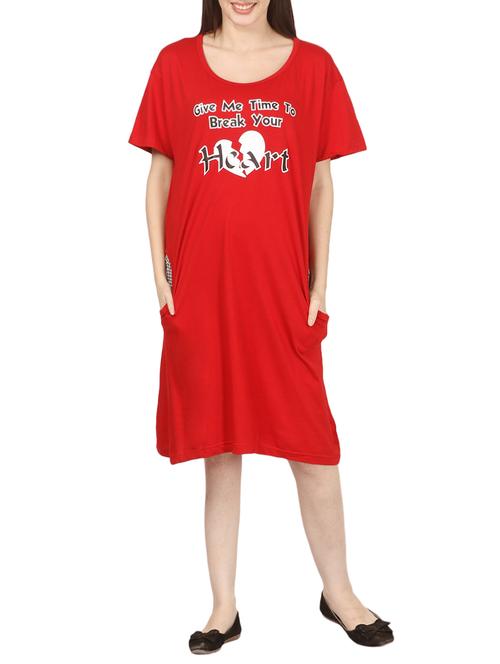 red hosiery sleepshirt - 14529747 - Very Small Image - 1