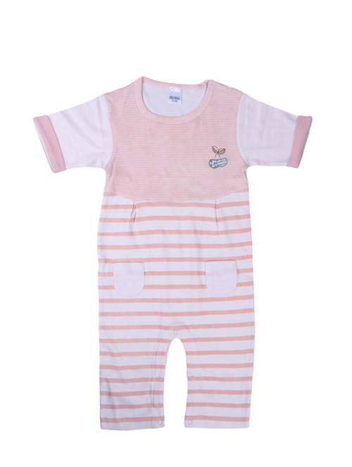 pink cotton romper - 14529811 - Standard Image - 1