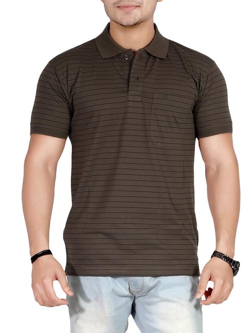 brown cotton pocket t-shirt - 14529923 - Very Small Image - 1