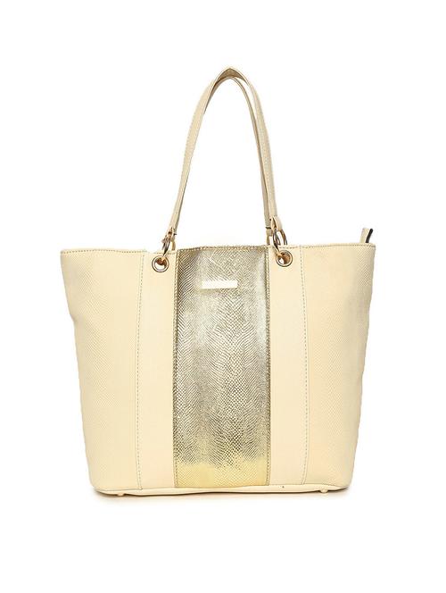 nude leatherette regular handbag - 14530326 - Standard Image - 1