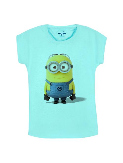 blue cotton tee - 14530345 - Very Small Image - 1