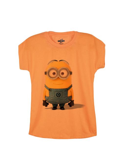 orange cotton tee - 14530347 - Very Small Image - 1