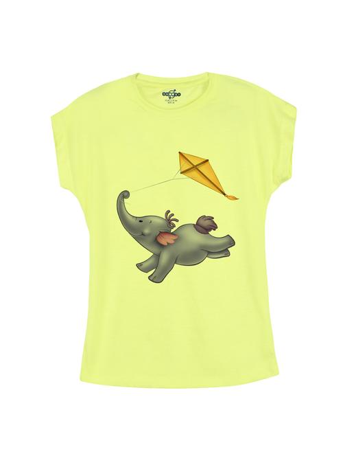 yellow cotton tee - 14530351 - Standard Image - 1