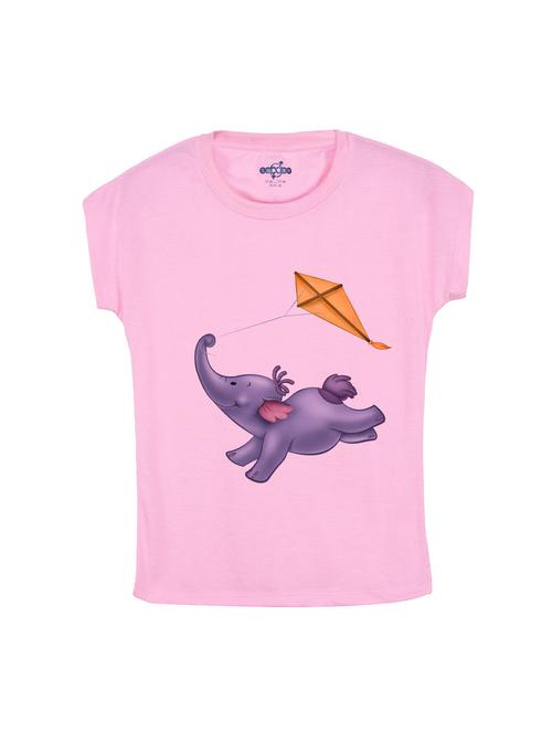 pink cotton tee - 14530353 - Standard Image - 1