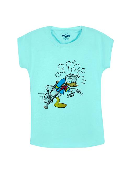 blue cotton tee - 14530360 - Very Small Image - 1