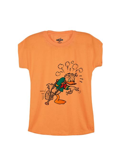 orange cotton tee - 14530362 - Very Small Image - 1