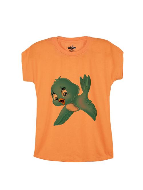 orange cotton tee - 14530372 - Standard Image - 1