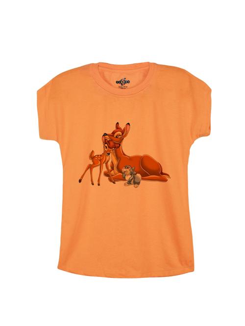orange cotton tee - 14530377 - Standard Image - 1