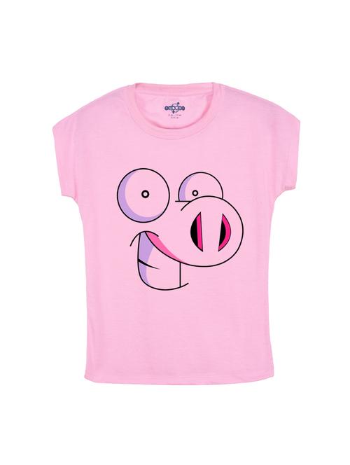 pink cotton tee - 14530383 - Standard Image - 1