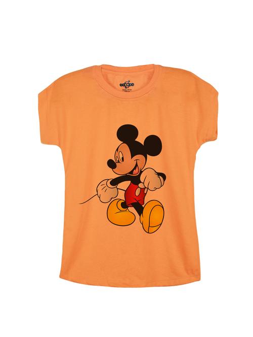 orange cotton tee - 14530392 - Very Small Image - 1