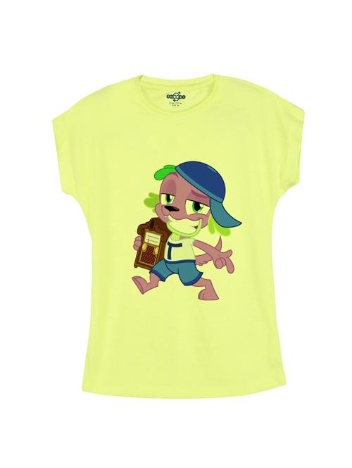 yellow cotton tee - 14530426 - Standard Image - 1