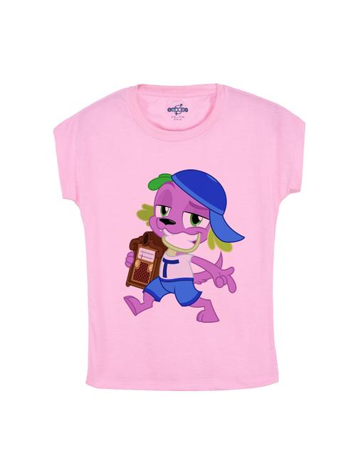 pink cotton tee - 14530428 - Standard Image - 1