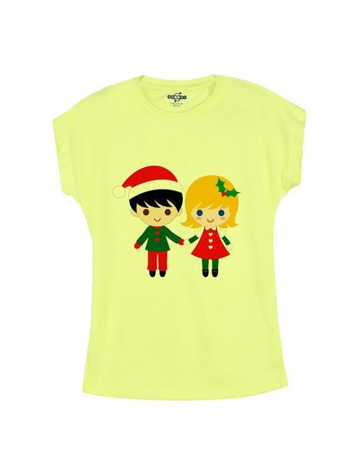 yellow cotton tee - 14530436 - Standard Image - 1