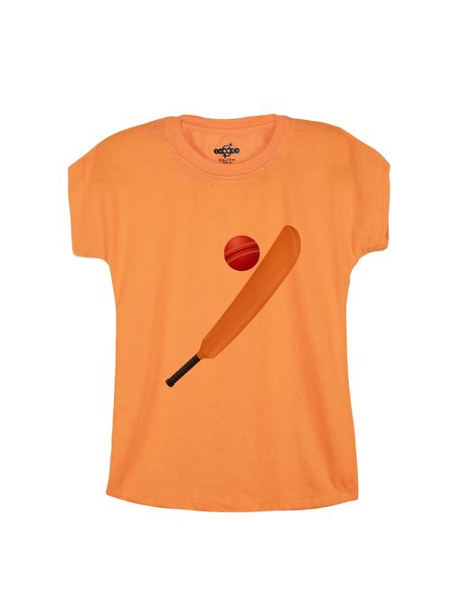 orange cotton t-shirt - 14530442 - Standard Image - 1