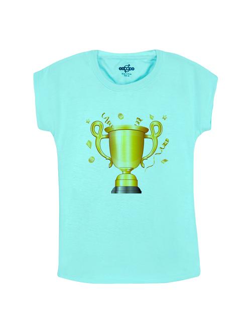blue cotton regular tees & top - 14530450 - Standard Image - 1