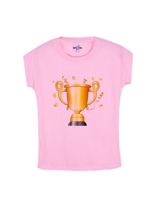 pink cotton tee - 14530453 - Standard Image - 1