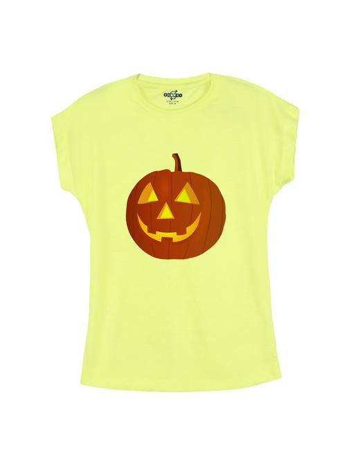 yellow cotton tee - 14530471 - Standard Image - 1