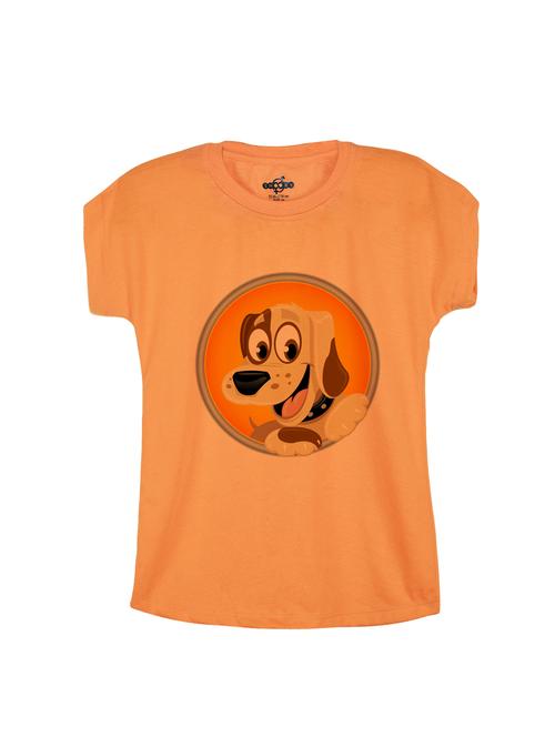 orange cotton tee - 14530482 - Standard Image - 1