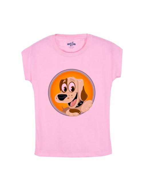 pink cotton tee - 14530483 - Standard Image - 1