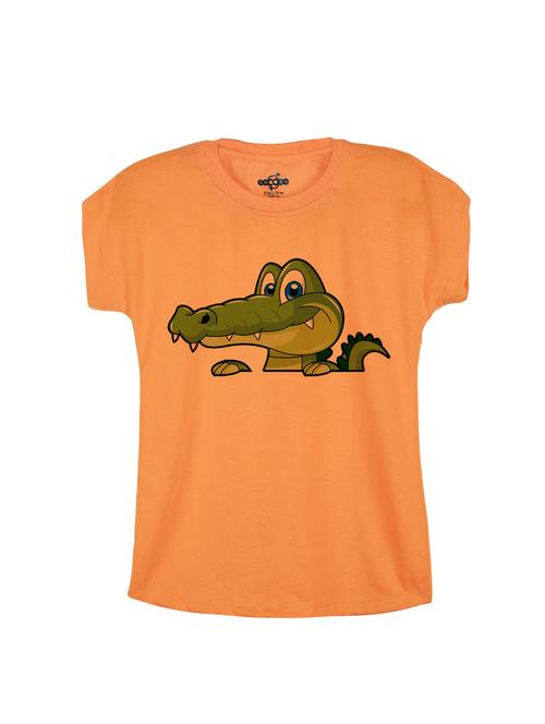 orange cotton tee - 14530512 - Standard Image - 1