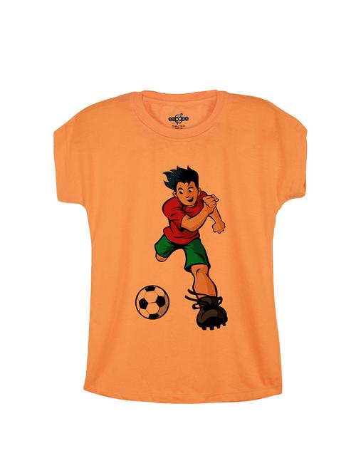 orange cotton t-shirt - 14530517 - Standard Image - 1