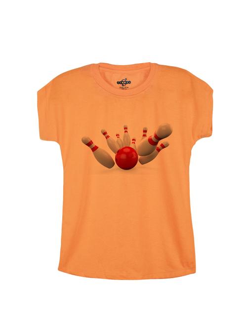 orange cotton t-shirt - 14530522 - Standard Image - 1