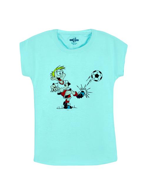blue cotton tee - 14530530 - Standard Image - 1