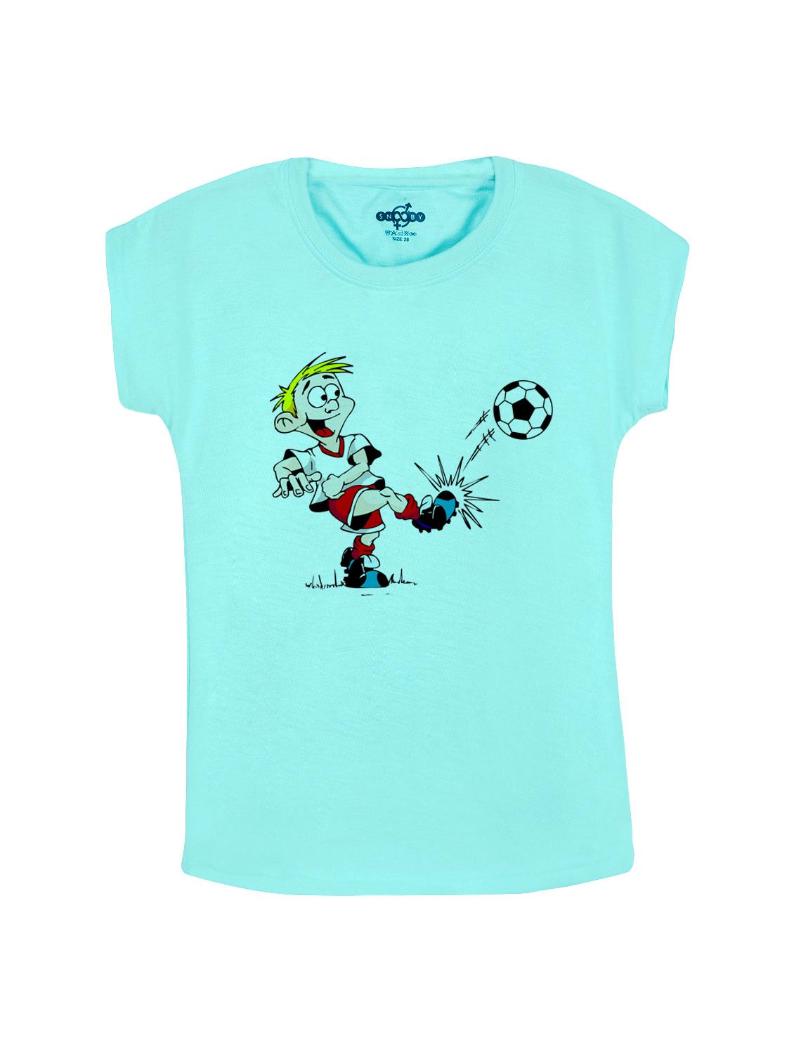 blue cotton tee - 14530530 - Zoom Image - 1