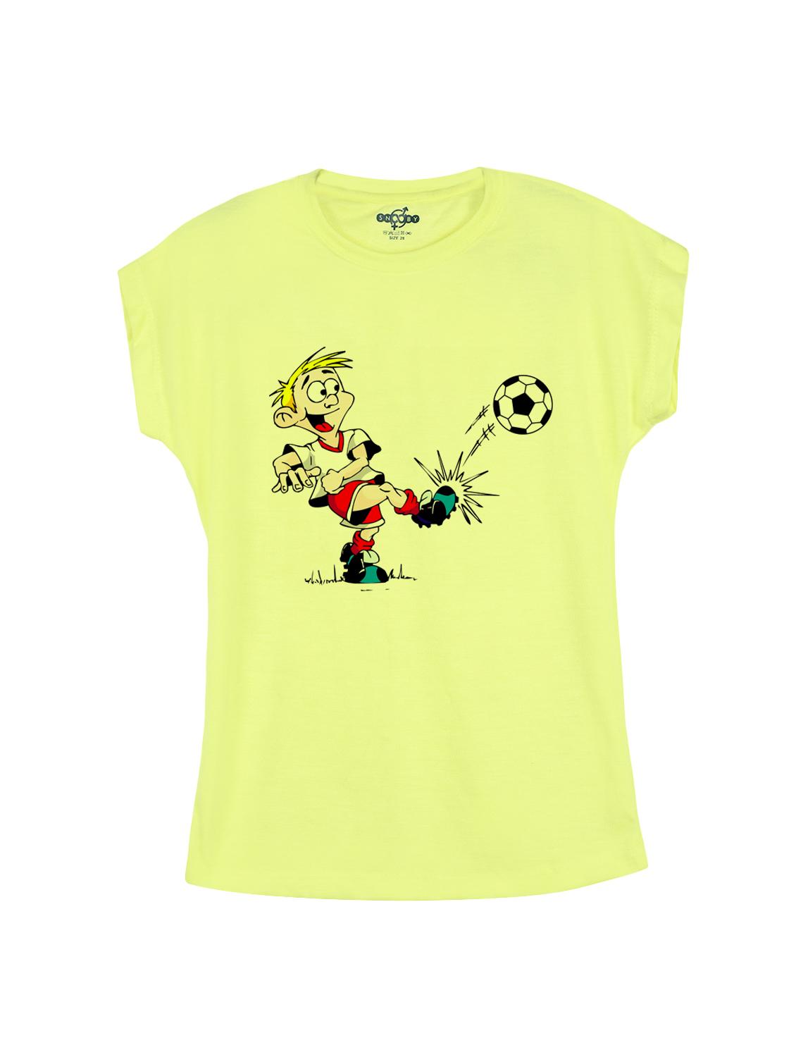 yellow cotton t-shirt - 14530531 - Zoom Image - 1