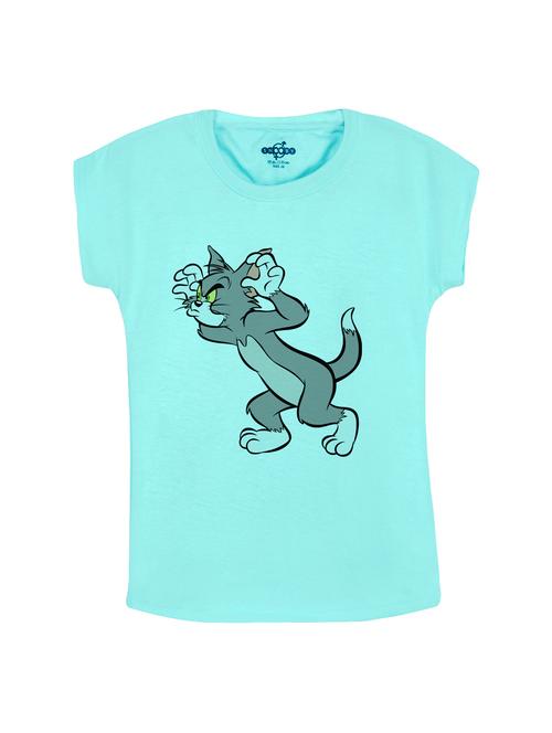 blue cotton tee - 14530535 - Very Small Image - 1