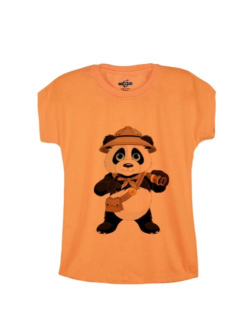 orange cotton tee - 14530542 - Standard Image - 1