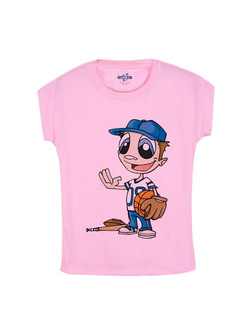 pink cotton t-shirt - 14530548 - Standard Image - 1