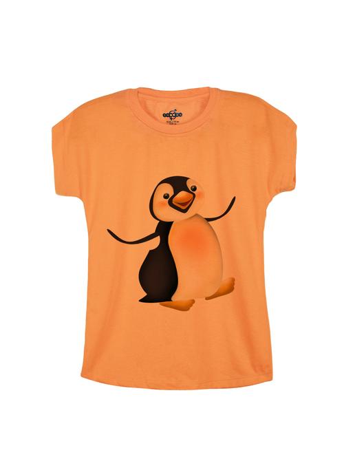 orange cotton tee - 14530552 - Standard Image - 1