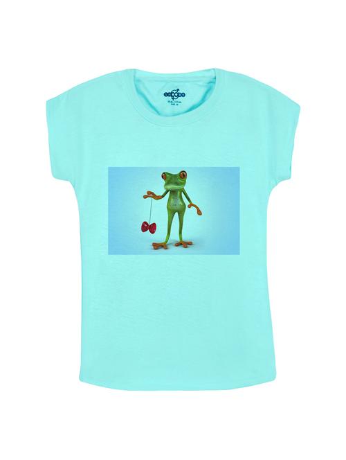 blue cotton tee - 14530555 - Standard Image - 1