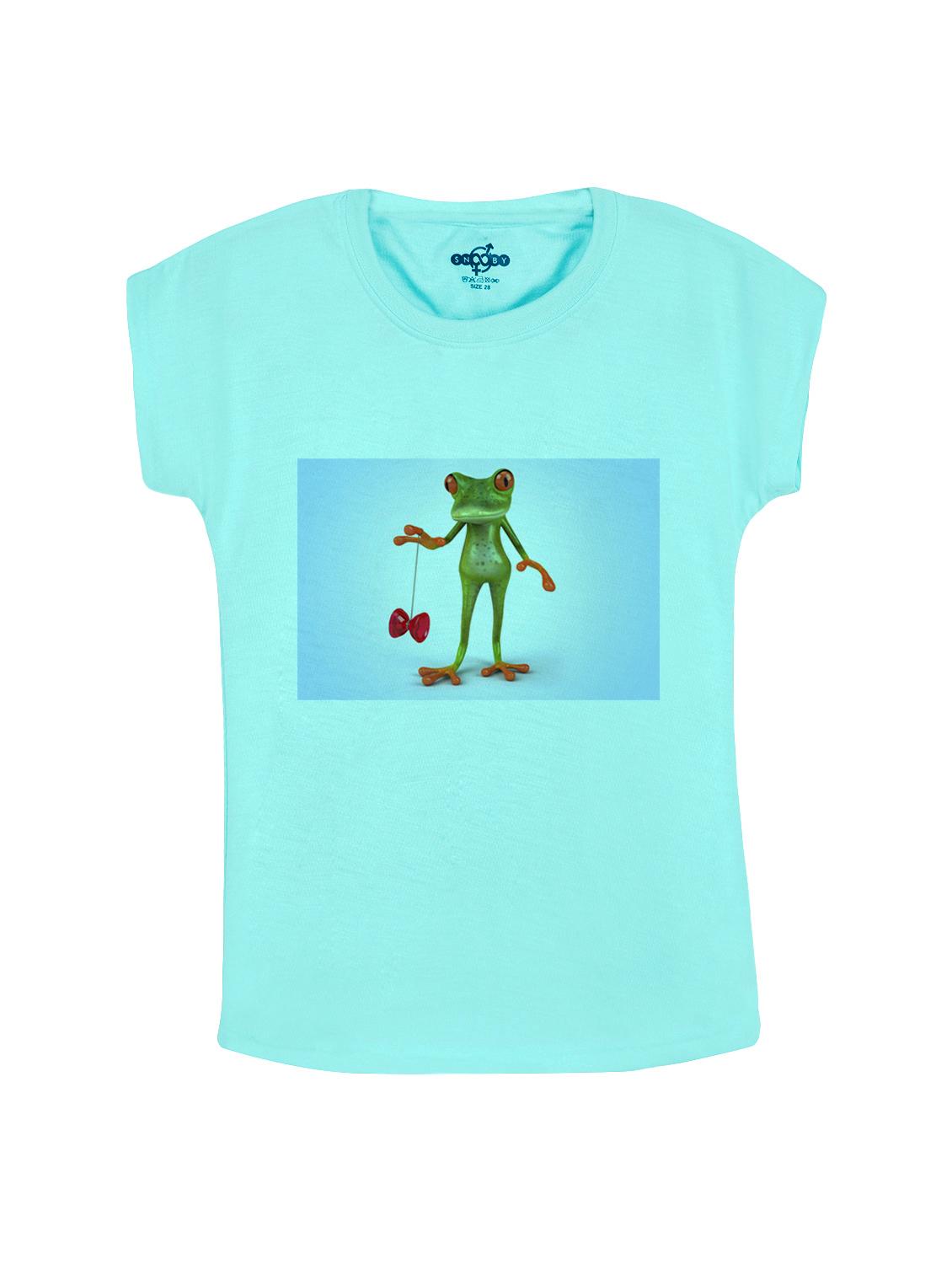 blue cotton tee - 14530555 - Zoom Image - 1