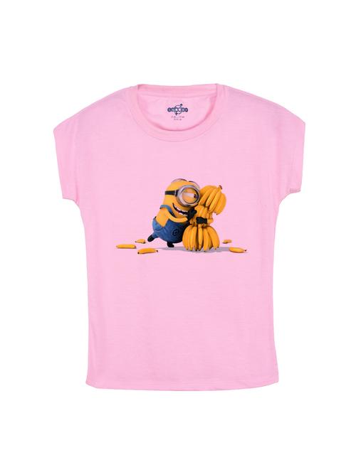 pink cotton tee - 14530563 - Very Small Image - 1