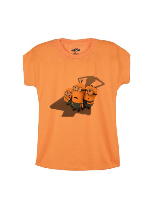 orange cotton tee - 14530567 - Very Small Image - 1