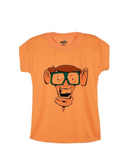 orange cotton tee - 14530572 - Standard Image - 1