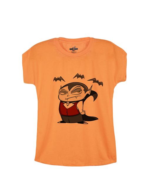 orange cotton tee - 14530577 - Standard Image - 1