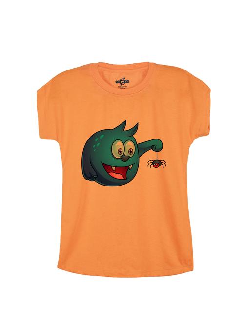 orange cotton tee - 14530582 - Standard Image - 1