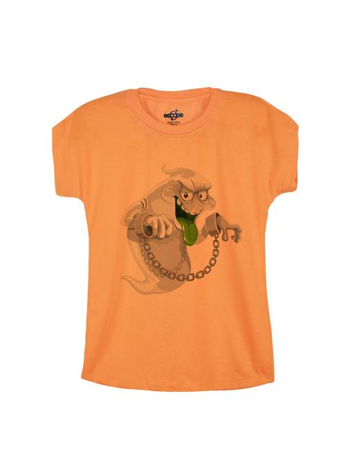 orange cotton tee - 14530592 - Standard Image - 1