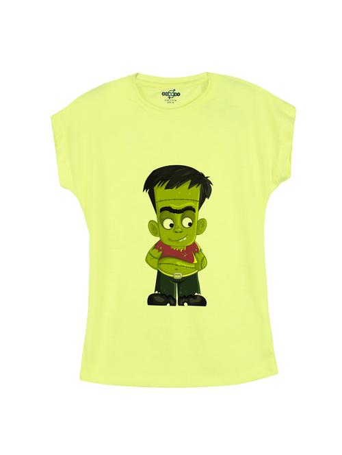 yellow cotton tee - 14530596 - Standard Image - 1