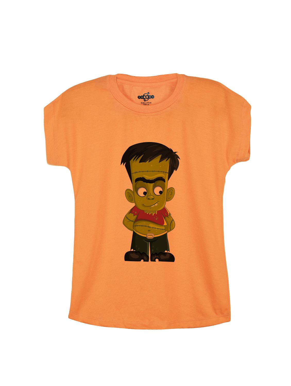 orange cotton tee - 14530597 - Zoom Image - 1