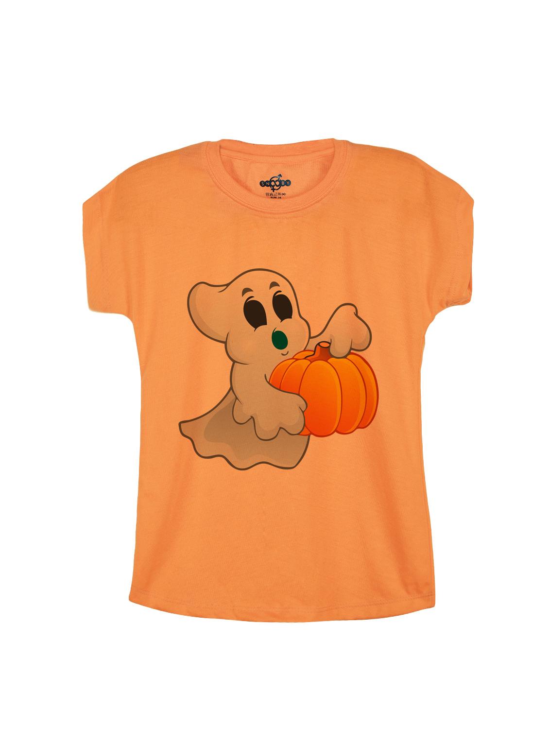 orange cotton tee - 14530617 - Zoom Image - 1