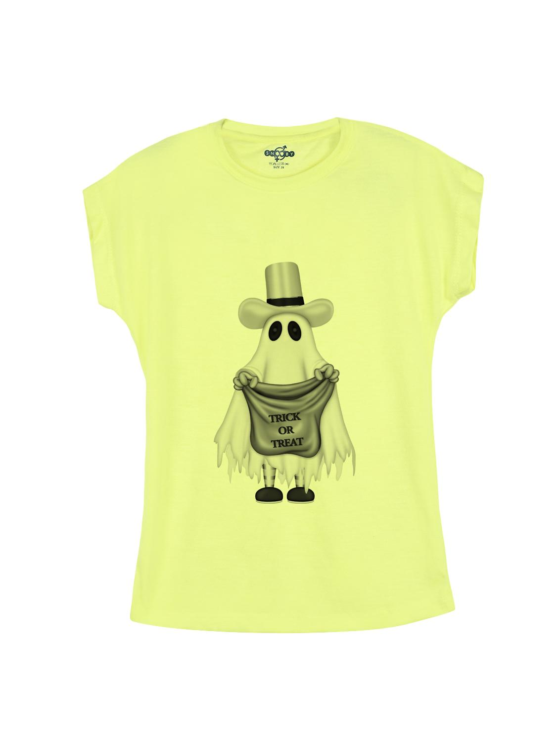 yellow cotton tee - 14530621 - Zoom Image - 1